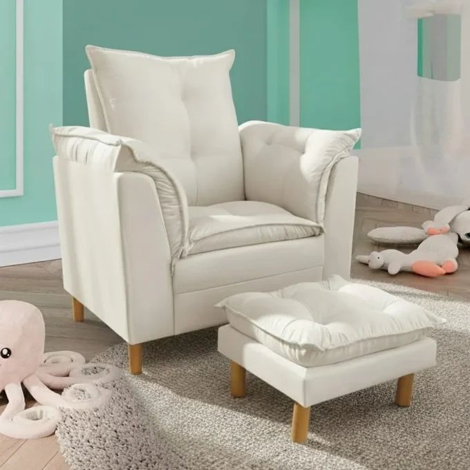 D NQ NP 2X 696172 MLB95385368228 102025 F poltrona amamentaco puff de brinde dreamy house