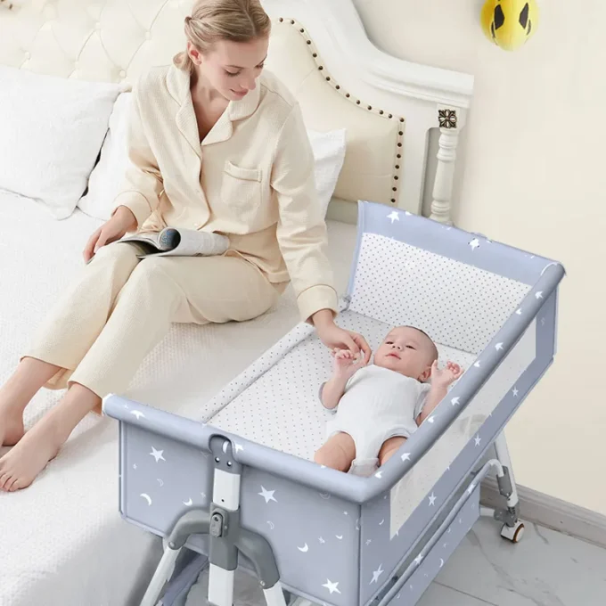 D NQ NP 2X 930377 MLB100326915095 122025 F berco portatil desmontavel cercado multifuncional cinza