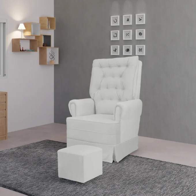 D NQ NP 2X 960315 MLB77917818550 082024 F poltrona de amamentaco balanco e puff veludo eloisa