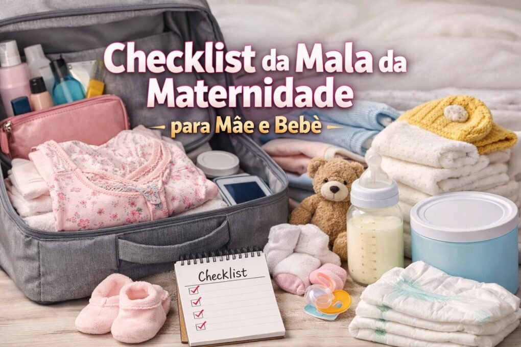 O que Levar na Mala da Maternidade para Mae e Bebe