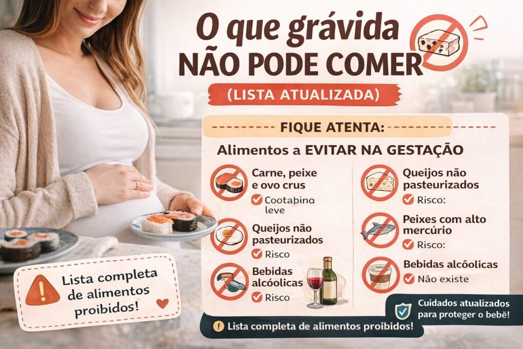O que grávida não pode comer (lista atualizada) 1 9dab3b51 e21b 42b6 a282 73bad24509df